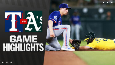Rangers vs. A's Highlights