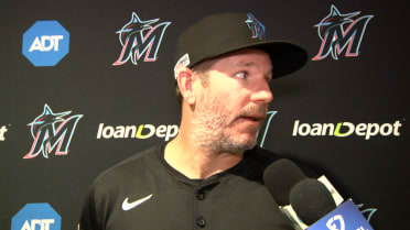 Clayton McCullough on the Marlins' team win