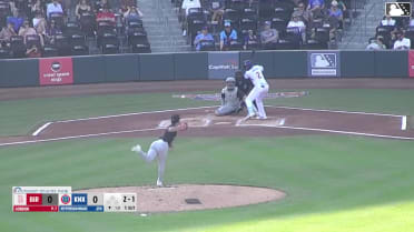 Jefferson Rojas homers (7) on a fly ball to left field.