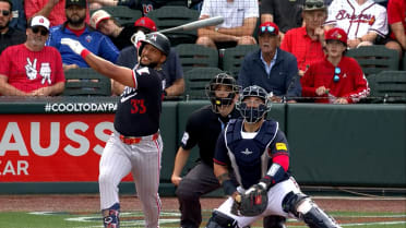 Emmanuel Rodriguez's first home run of Spring Training