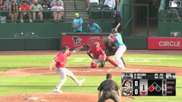 Daniel Bucciero singles on a line drive to center fielder Yordalin Peña. Pedro Pineda scores.