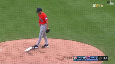 Peter Lambert strikes out five against the Cubs
