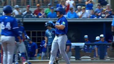 Will Robertson's first home run of spring