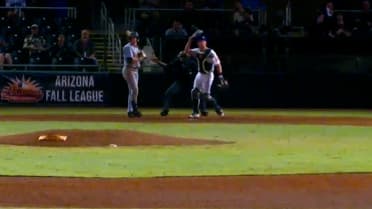 Walker Janek throws out Patrick Clohisy