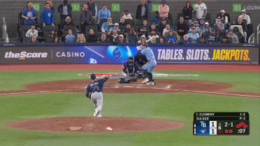 Cole Sulser escapes bases-loaded jam