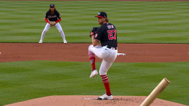 Jake Irvin's first strikeout