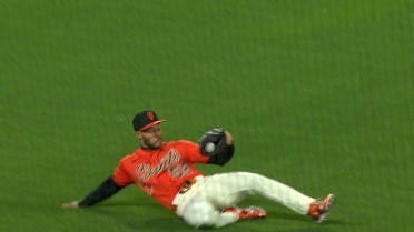 Grant McCray's sliding catch