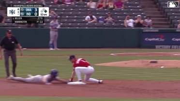Carson Roccaforte swipes his 30th base