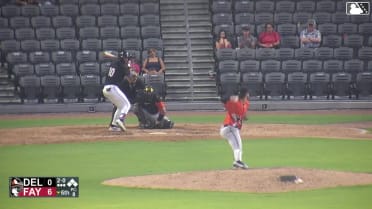 Kevin Alvarez homers (6) on a line drive to right center field.