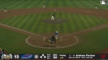 Andrew Fischer homers (28) on a fly ball to right center field.