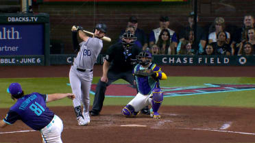 Primer hit de extrabase en la carrera de Thompson 