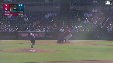 Max Anderson homers (15) on a fly ball to left center field.