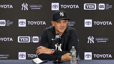 Aaron Boone talks following the Yankees' 3-2 win 