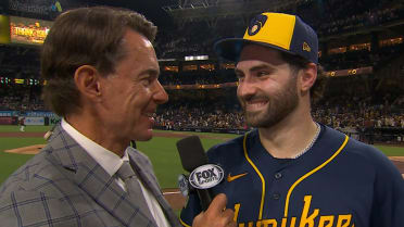 Garrett Mitchell on his catch, clutch Game 4 in win