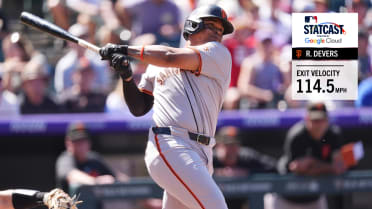 Rafael Devers' 114.5 mph home run