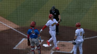 Gavin Fien's first home run of the year