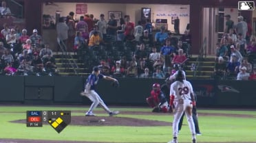 Stiven Martinez singles on a sharp line drive to center fielder Skylar King. Jaiden Lo Re scores. Jhomnardo Reyes scores.