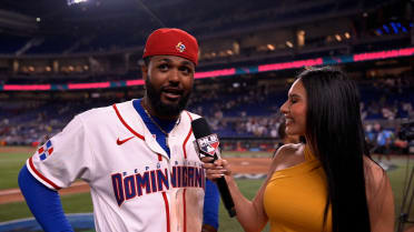 Junior Caminero on his homer, the fans, Manny Machado