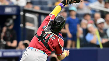 Gabriel Moreno's awesome sliding catch