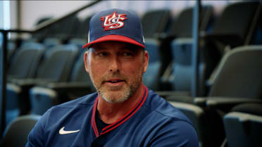 Ken Griffey Jr. visits Team USA