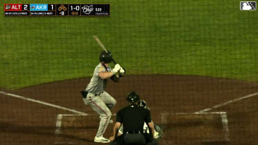 Jack Brannigan homers (6) on a fly ball to right center field.