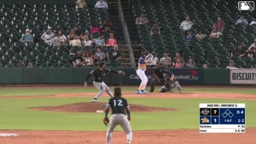 Xavier Isaac homers (13) on a fly ball to left field.