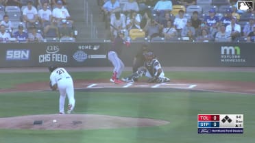 Trei Cruz homers (3) on a fly ball to right center field.