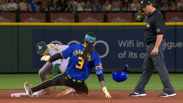 J.P. Crawford singles after review