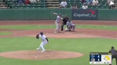 Lucas Spence singles on a ground ball to right fielder Braedon Karpathios. Trevor Austin scores. Jason Schiavone to 3rd.