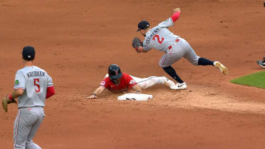 Daniel Schneemann's stolen base