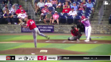 Angel Feliz's two-run home run