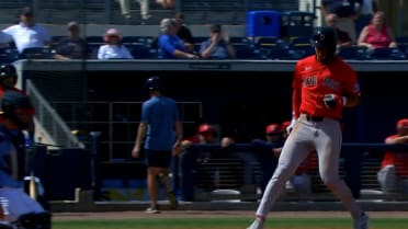 Kristian Campbell's first home run of spring