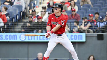 Travis Bazzana records his first career walk