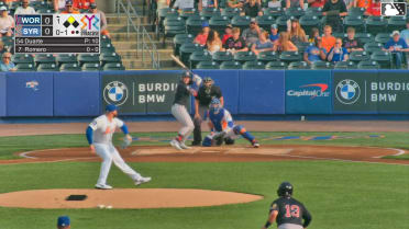 Mikey Romero homers (7) on a fly ball to right center field. Vinny Capra scores.