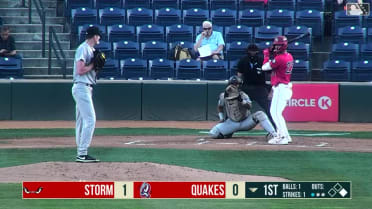 Gavin Grahovac's two-homer game in Single-A