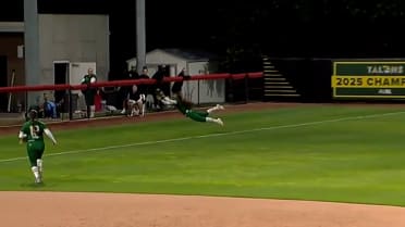 Aliyah Andrews' terrific diving catch to end the game