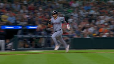 Jo Adell lifts sac fly, plates Steven Kwan