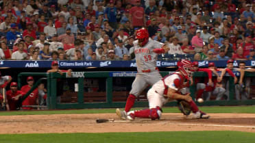 Blake Dunn safe at home following replay review