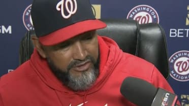 Dave Martinez discusses the Nationals' 2-1 loss