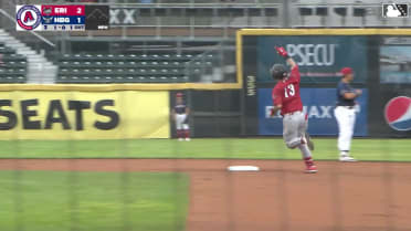 Max Clark launches his first Double-A home run