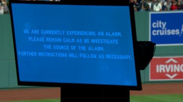 Fenway fire alarm delays game in the 8th