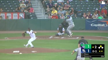 Cole Messina singles on a ground ball to center fielder Victor Arias. Jack O'Dowd scores.