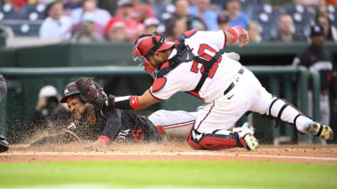 Nationals throw out Byron Buxton at home
