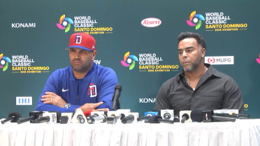 Rueda de prensa del equipo Dominicano