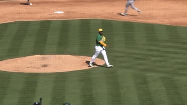 Luis Severino K's three in first start of spring