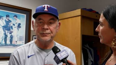 Bruce Bochy talks Rangers' offense, 7-3 victory