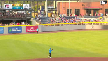 Alfonsin Rosario homers (13) on a fly ball to left center field.