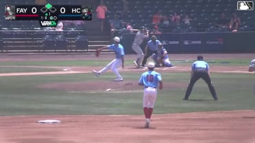 Kevin Alvarez singles on a line drive to left fielder Yeiferth Castillo. Josh Wakefield scores.