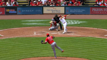 José Soriano strikes out Spencer Steer