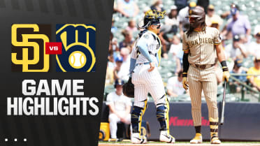 Padres vs. Brewers Highlights